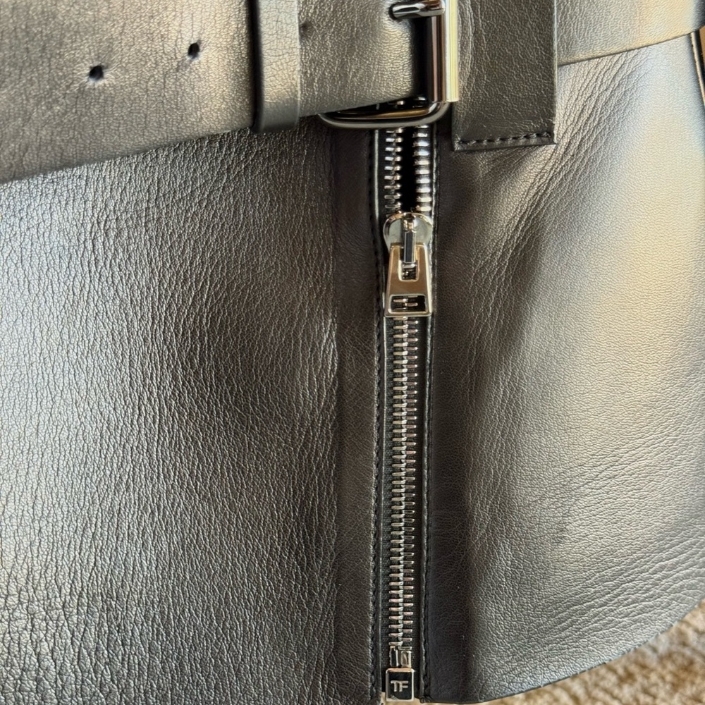 Rare Tom Ford Leather Jacket and Pant Set - Picture 4 of 13